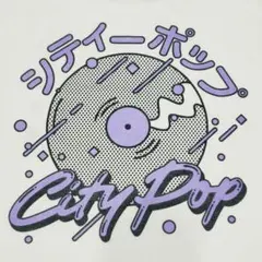 【新品】タワーレコード シティーポップ 都会流行音楽 Tシャツ Mサイズ 白