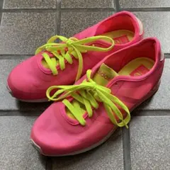 adidas NEO スニーカー ネオンピンク イエローのサムネイル