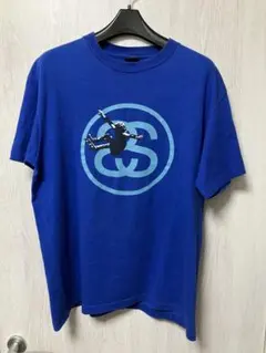 古着 Tシャツ ブルー 青 Mサイズ