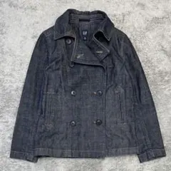 GAP デニムジャケット　ダブルボタン　インディゴ　濃紺　ヴィンテージ