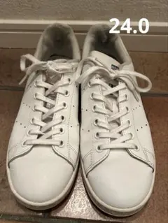 adidas スタンスミス　白24.0