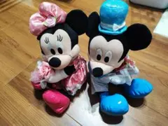 NTT電報ミッキー＆ミニー ぬいぐるみ セット　結婚式