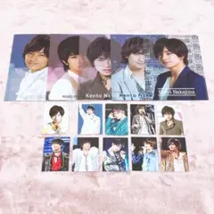 中島健人 ミニクリアファイル トレカ セット