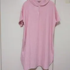 Samansa Mos2 　☆　ストライプ スキッパーチュニック