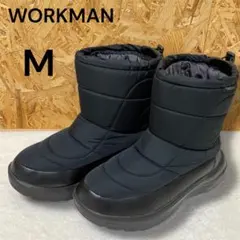 ワークマン　ブーツ　24.5cm〜25.0cm 黒　スノーブーツ