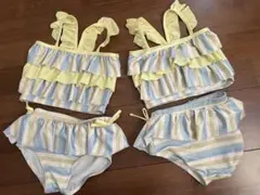 キッズ　水着　110cm 双子