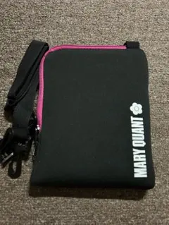 MARY QUANT ショルダーバッグ ブラック ピンク