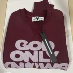 GODONLYKNOWS SIGNATURE CREW NECK SWEAT