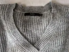 AZUL by moussy グレー ニットセーター M