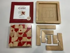 エドインター　脳活キューブ　木製パズル 知育玩具
