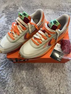 CLOT Sacai Nike LD Waffle Orange Blaze