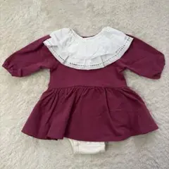 【新品未使用 】プティマイン80スカートロンパース