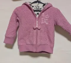 Donkey Jossy　猫耳フード付き　ピンク　サイズ95　ベビー・幼児用