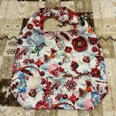 SHISEIDO 資生堂 花柄 エコバッグ 大きい 非売品