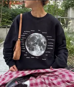 【UNISEX】MOON/EARTHスウェット
