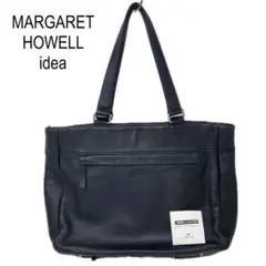 未使用 MARGARET HOWELL マーガレットハウエル トートバッグ 黒