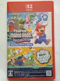 未開封新品 スーパーマリオブラザーズ ワンダー Switch 2 ソフト