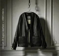 VALLET 08本革レザーカーディガン　VIBECA & Co.