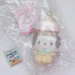 サンリオ ポチャッコ 哺乳瓶 マスコットホルダー アイドル 推し活 ストラップ