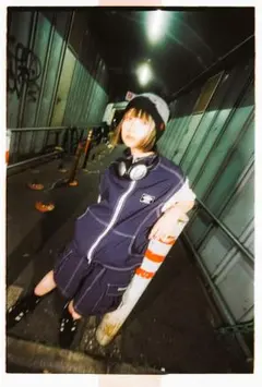 9090のtech logo nylonセットアップ