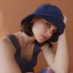 新品未使用✨アリシアスタン　テリーバケットハット　ネイビー　帽子 2025年最新】ALEXIA STAM バケットハットの人気アイテム - メルカリ