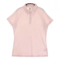 DESCENTE GOLF (Sサイズ)レディース ポロシャツ ピンク