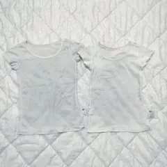 UNIQLO コットンフライスインナーT 半袖 2枚セット 90センチ