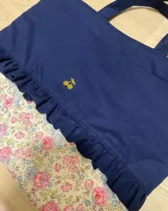 リバティ　レッスンバッグ　手提げ　キルティング　入園入学　フリル　フェリシテ