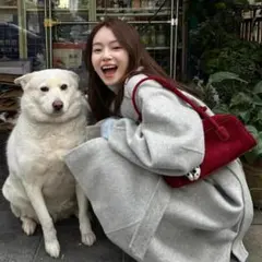 オーバーサイズ フード付き グレーコート