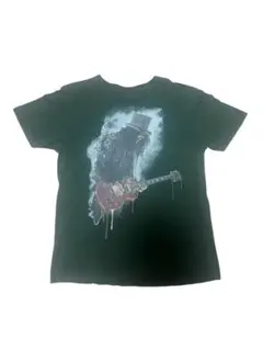 【希少】スラッシュ ギタリスト グラフィック Tシャツ ダークグリーン mサイズ