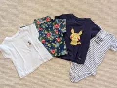 子供用Tシャツ・ボディスーツ サイズ８０ ４点セット