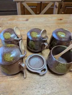みーさま専用　陶器製 蓋付き茶碗蒸し椀 5個セット