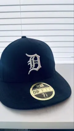 New Era 59FIFTY ブラック キャップ 7 1/4