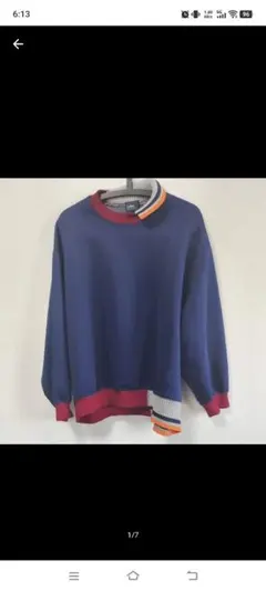 kolor ダンボールニット 丸襟 21WCL-T01202 size2のサムネイル