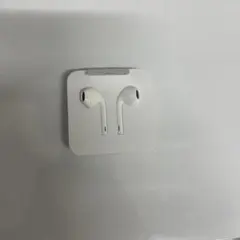 Apple純正の新品未使用イヤフォン、変換アダプタ付き、ホワイト