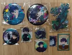 呪術廻戦 伏黒恵 缶バッジ＆アクスタ＆アクキー 9点セット