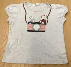 familiar ファミリア リアちゃん カメライラスト Tシャツ 120cm