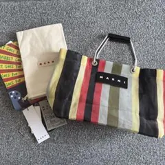 マルニ　ストライプトートバッグのサムネイル