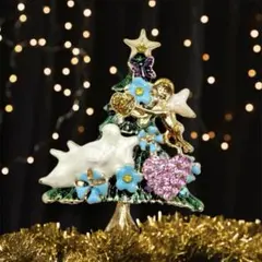 ✳︎⭐︎クリスマスブローチ⭐︎✳︎ゴージャスなクリスマスツリー⭐︎✳︎