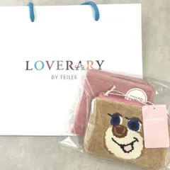 新品未使用】ドアップテディガールL字ポーチ＊ハッピーポップニナ