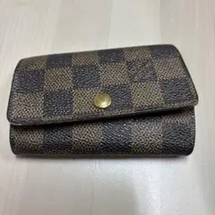 ルイヴィトン ミュルティクレ6ダミエ キーケース ダークブラウン