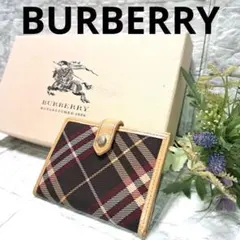 ✨️素敵✨️Burberryバーバリー　パスケース ノバチェック　ワイン色