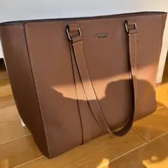 美品コーチ トート ハドソン ダブルハンドル 2way ブラウン