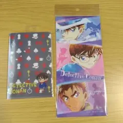 名探偵コナン　クリアファイル　チケットホルダー　2点セット