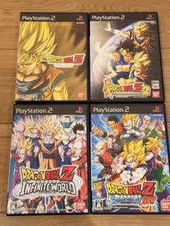 PS2ドラゴンボールZシリーズ4本セット