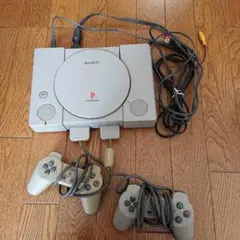 初代 プレイステーション& コントローラー2個