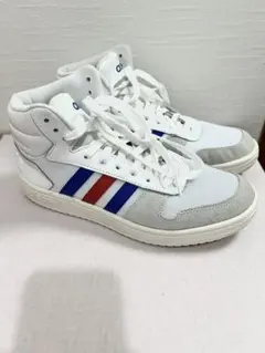 adidas ハイカットスニーカー ホワイト トリコロールのサムネイル