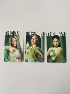 HANA×ボディメンテ　カード　3枚