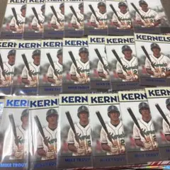 マイクトラウト　シーダーラピッズ・カーネルズ25枚セット　MLB A級時代