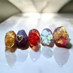 選べる ヘアアクセサリー チョコ風 アソート風 レジン 金箔 ハンドメイド